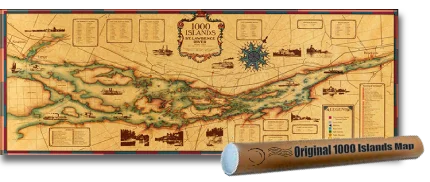 1000 Islands Map